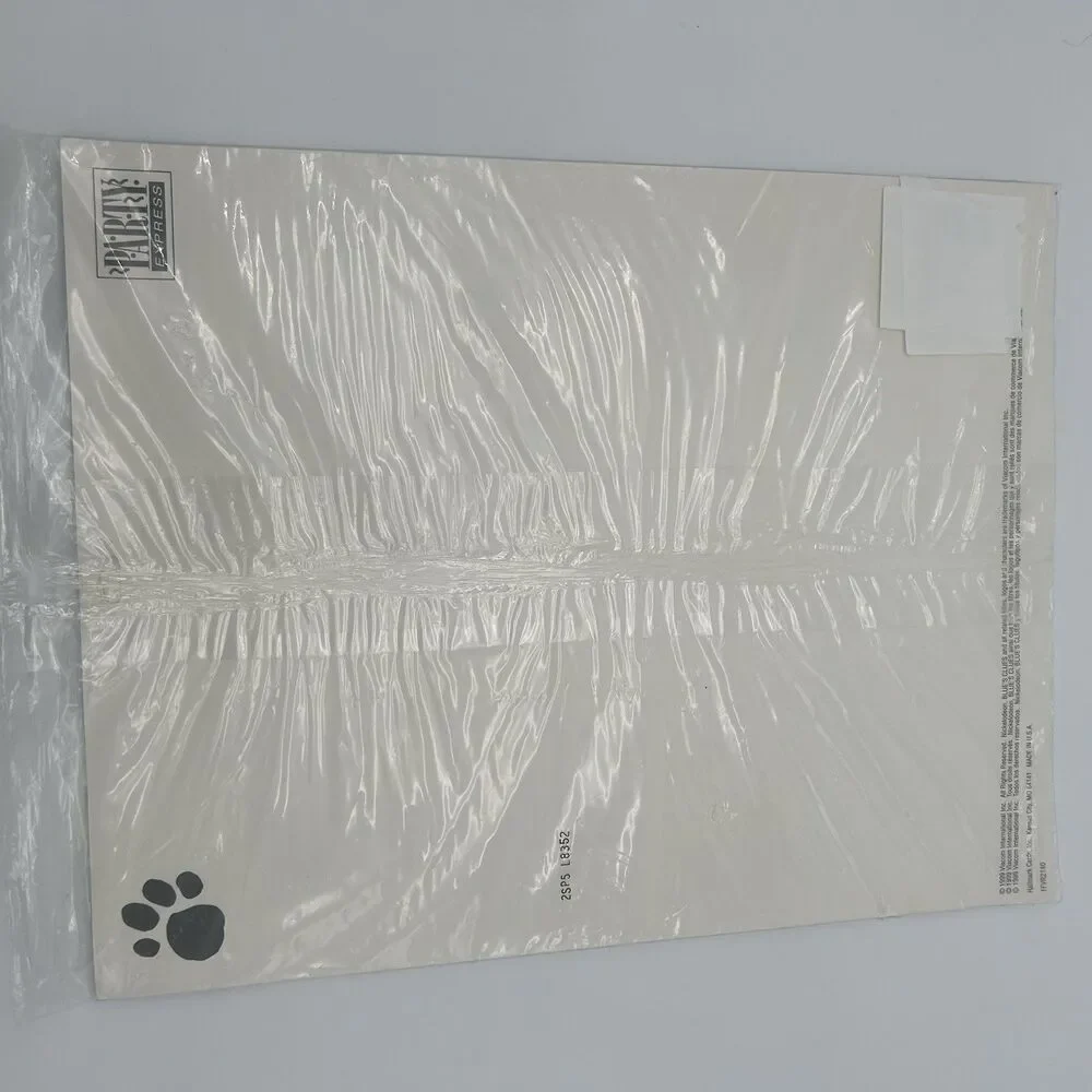NIP Blues Clues Part Paper Activity  Placemats Set Of 8 Vintage 1999